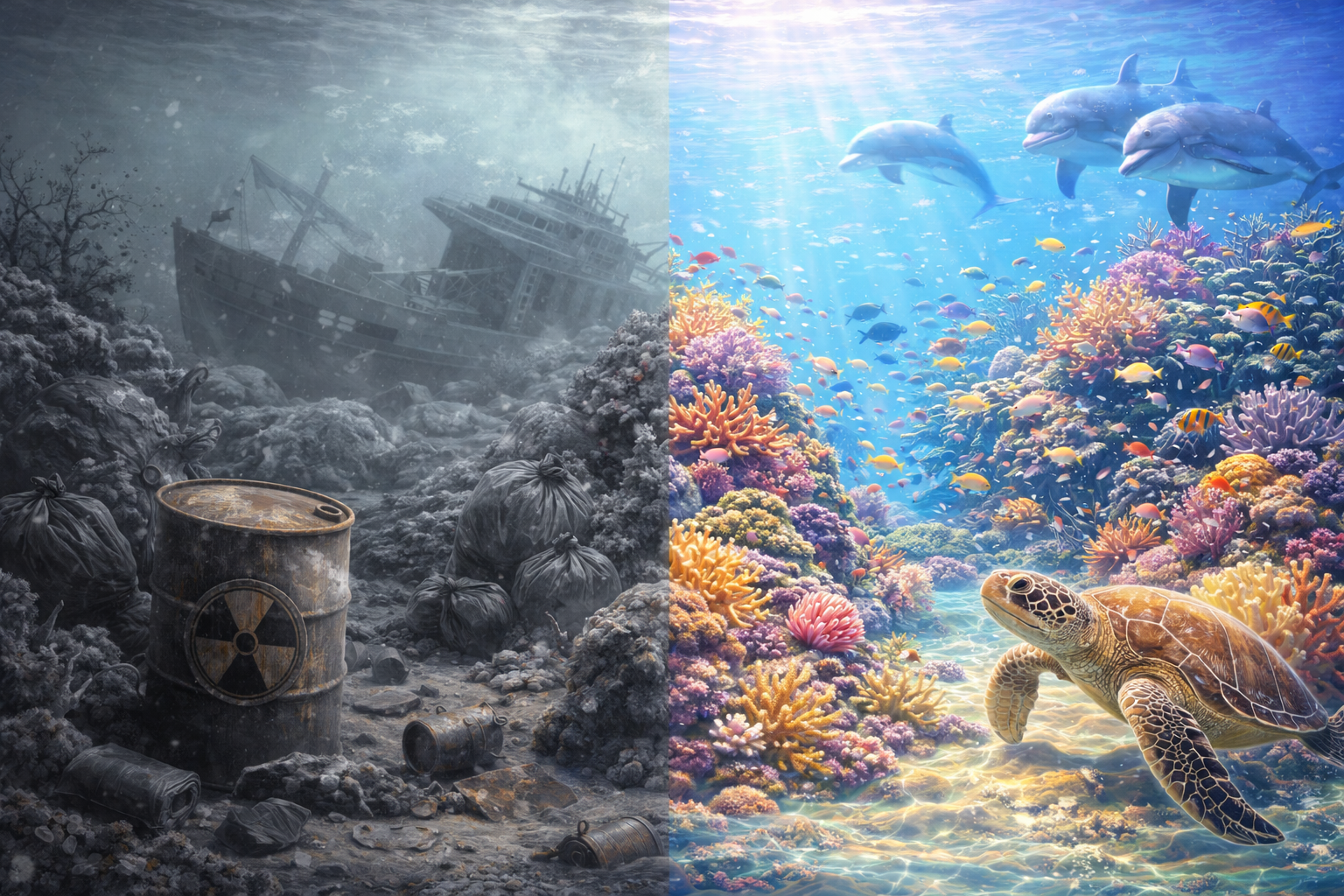 Magical coral reef visual for the story of Magical Mermaid Mission